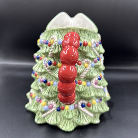 Christopher Radko Christmas Tree Pitcher Holiday Celebrations 9" tall - Picture 7 of 11